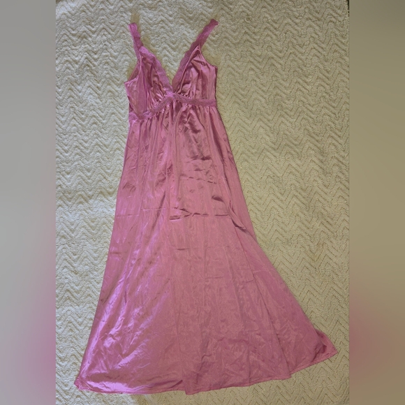 no brand Other - Elegant Pink Maxi Dress